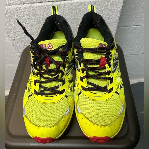 Fila TKO-TR 4.0 Lightweight Trail Running Shoes yellow size 10.5 - Picture 2 of 7
